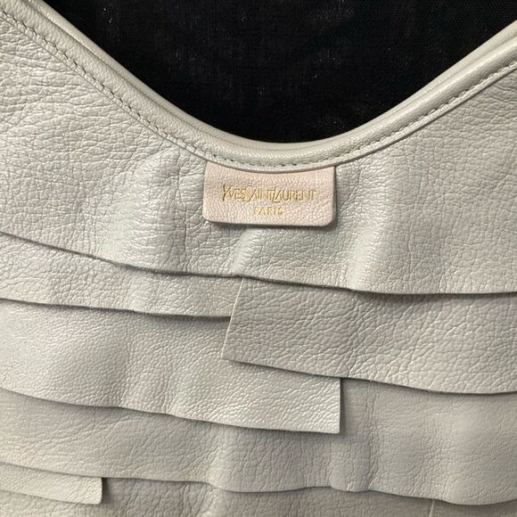 YSL Yves Saint Laurent ruffle purse - Picture 3 of 6